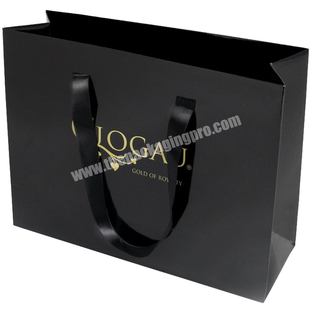 Custom gift brown clothes clothing paper bag packaging
