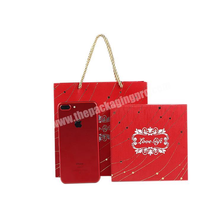 Custom high-end wholesale paper cover box,chocolate box paper with bag