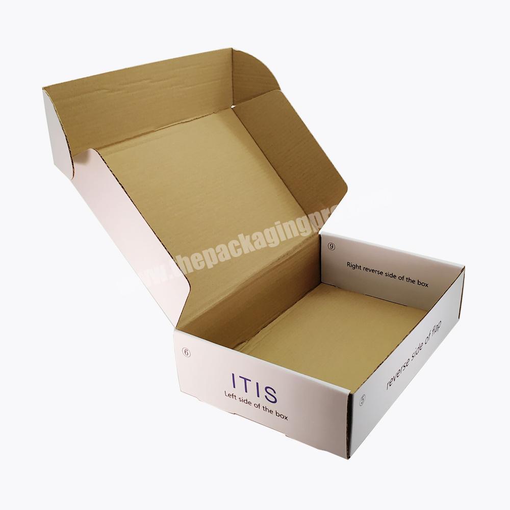 Custom logo cardboard shipping gift recycled paper box