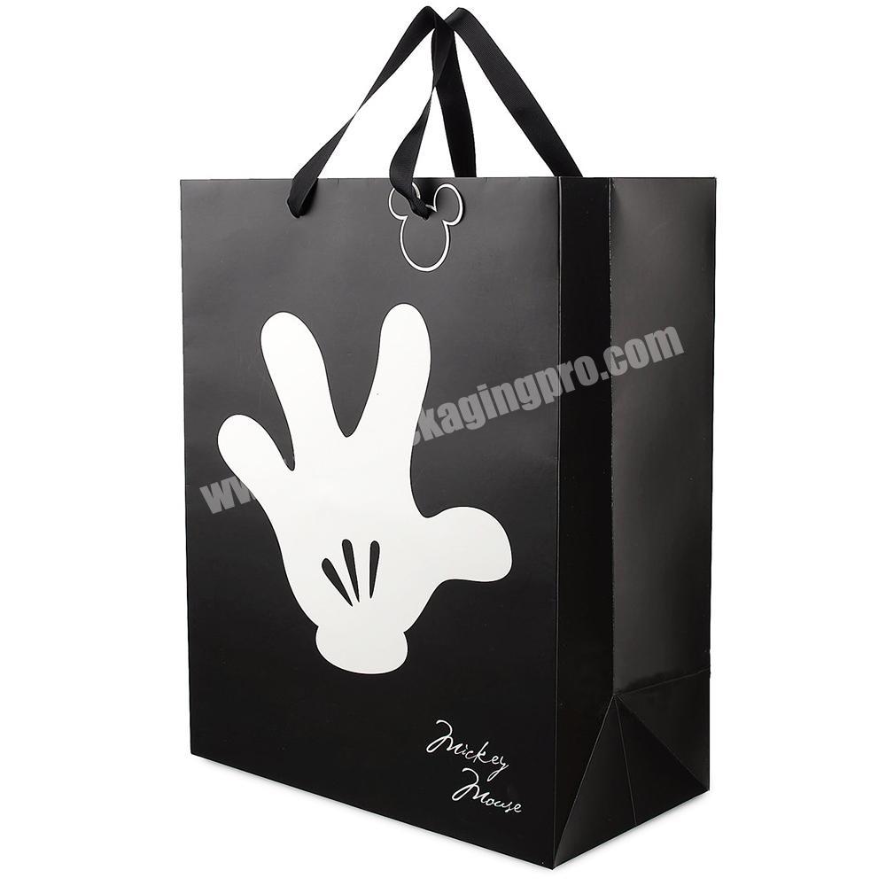 Custom logo gift kraft shopping small paper jewelry bag