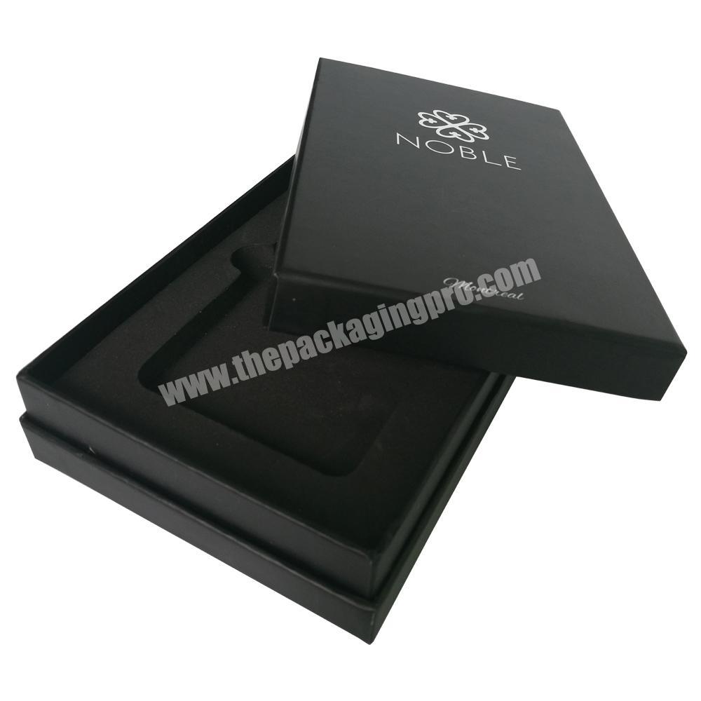 Custom logo paper luxury gift carton cable flash drive usb packaging box