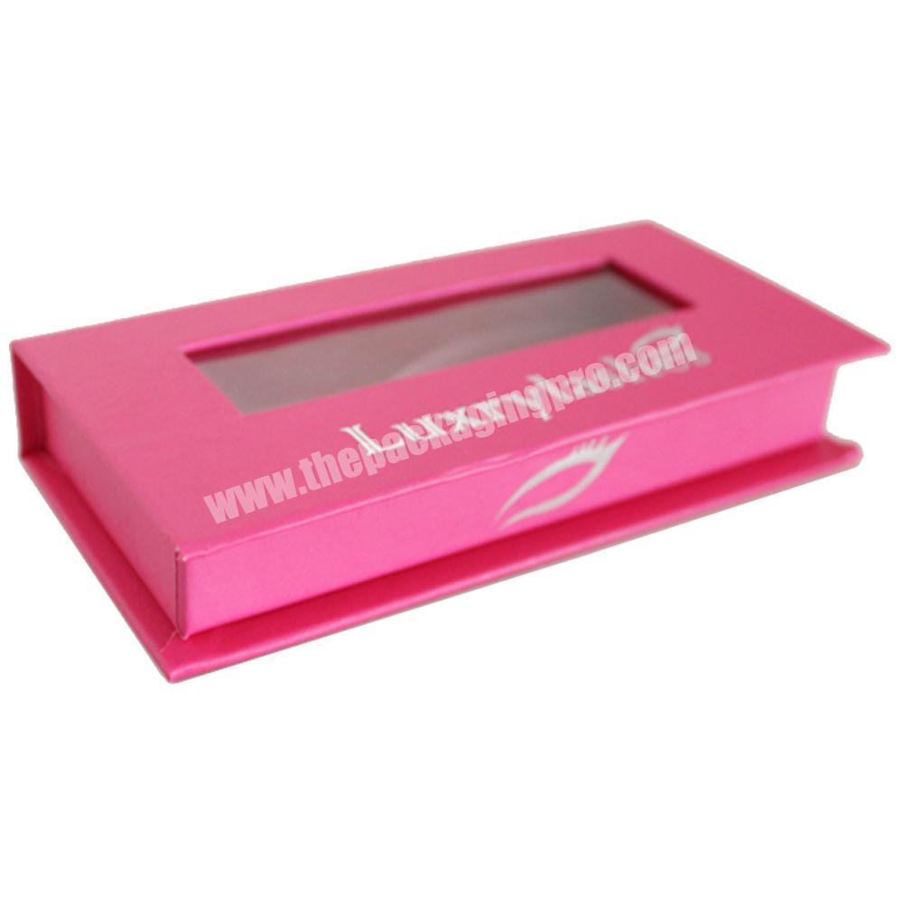 Custom logo printing paper cardboard eyelashes package box