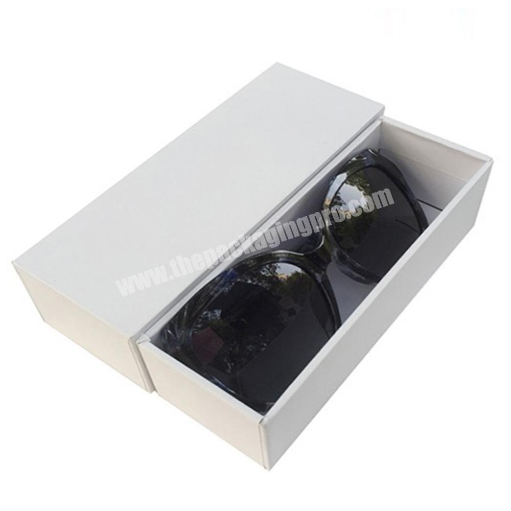 Custom logo wholesale eyewear boxes sunglasses packaging