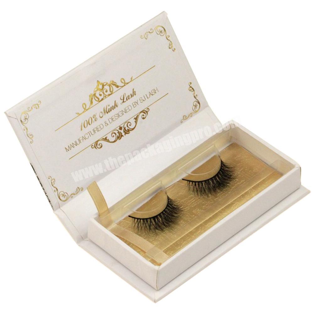 Custom logo wholesale glitter eyelash packaging box