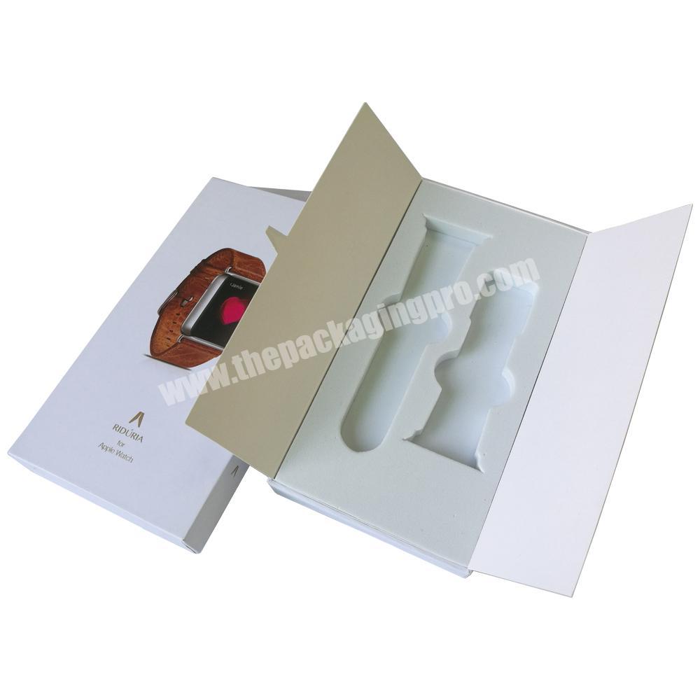Custom luxury printing watch packaging gift box with your logo