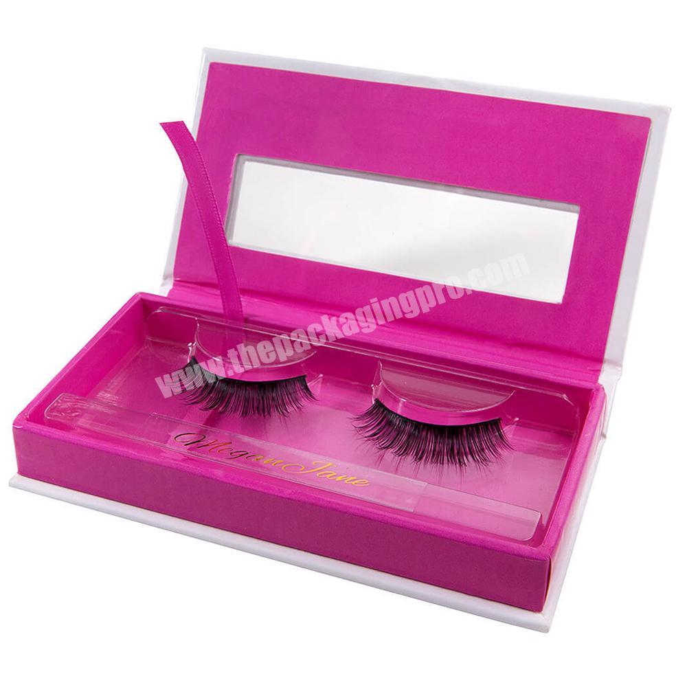 Custom luxury private label false eyelash packaging box