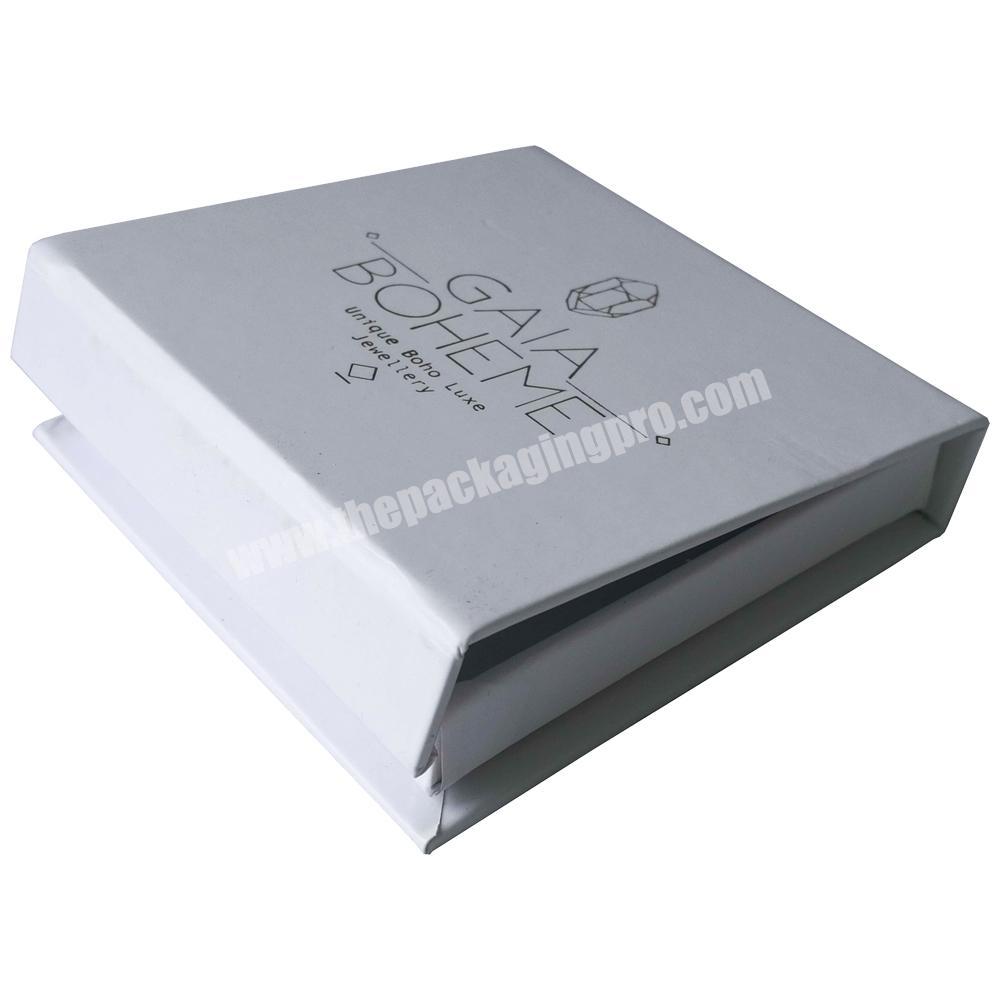 Custom packaging luxury paper matte white magnetic gift box