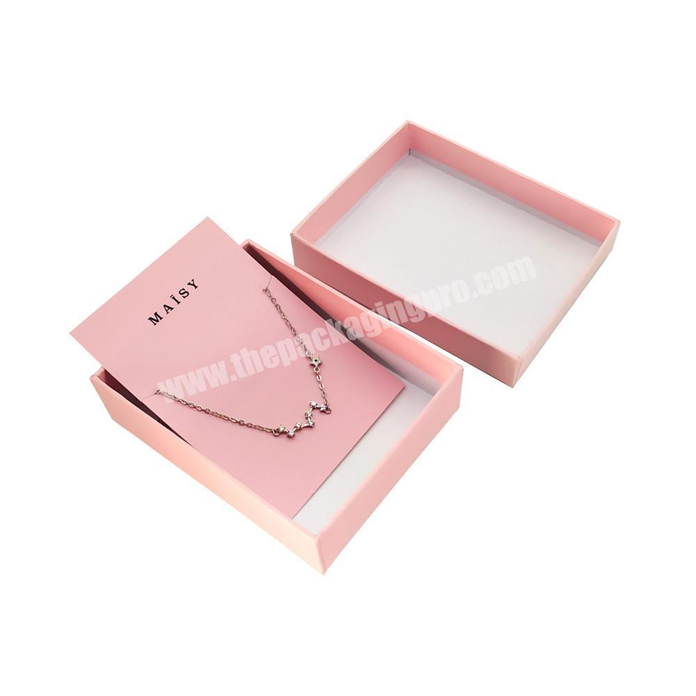 Custom print display paper ring packaging jewelry card