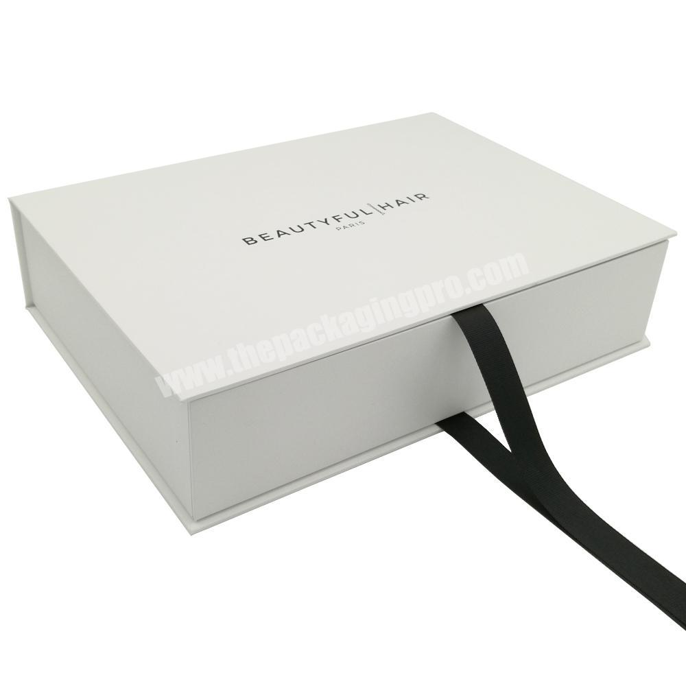 Custom printed wholesale gift luxury packaging apparel box