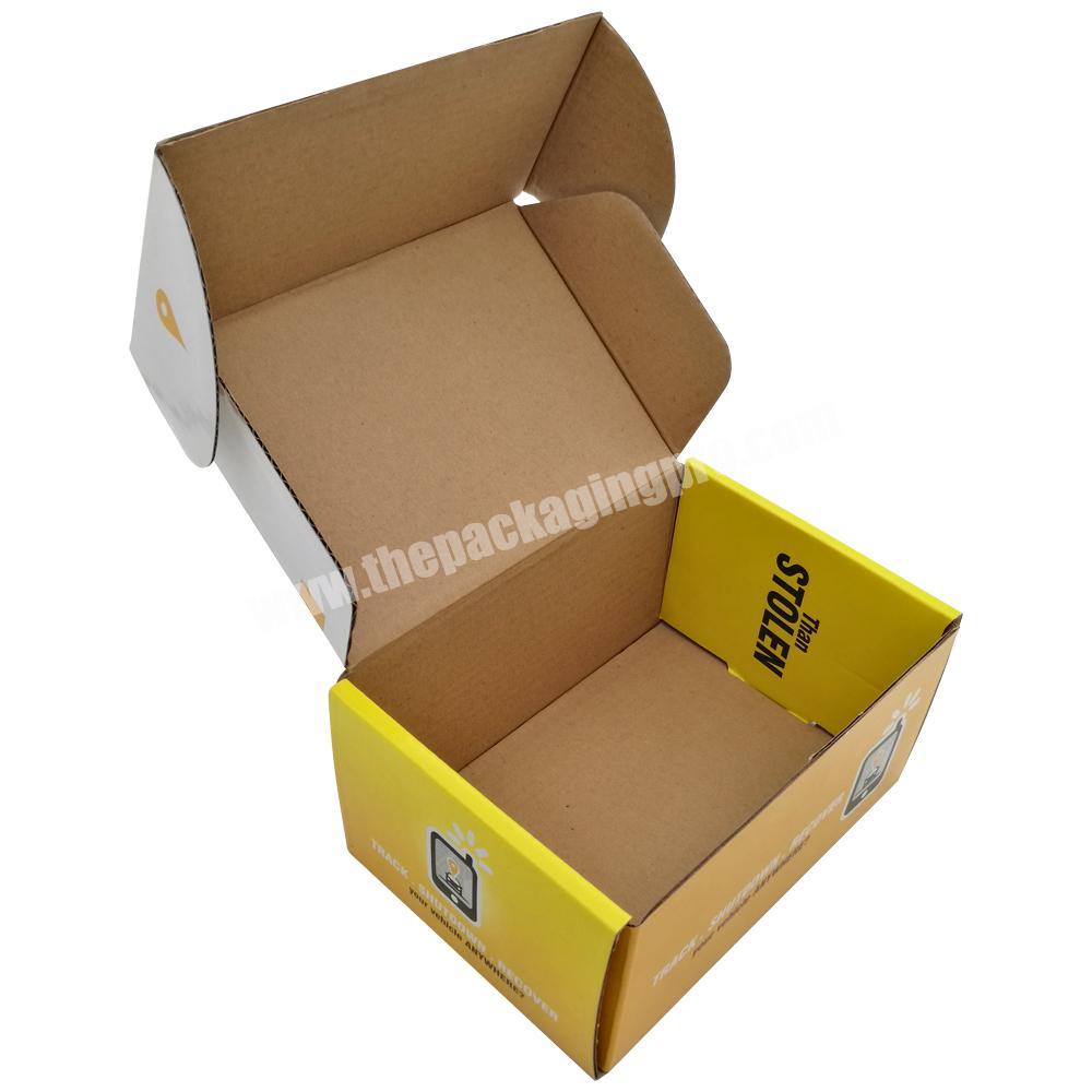 Custom recycled gift packaging corrugated cardboard box