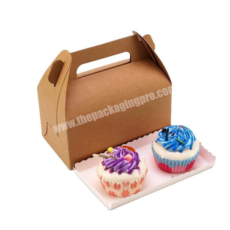 Customized Logo Mousse West Point cake cow rolling sugar snow crisp towel Swiss cake roll portable dessert packing box with hand