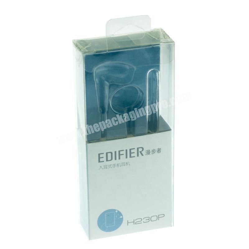 Customized Wholesale Packaging Design Earphone Sliding Pvc Gift Box