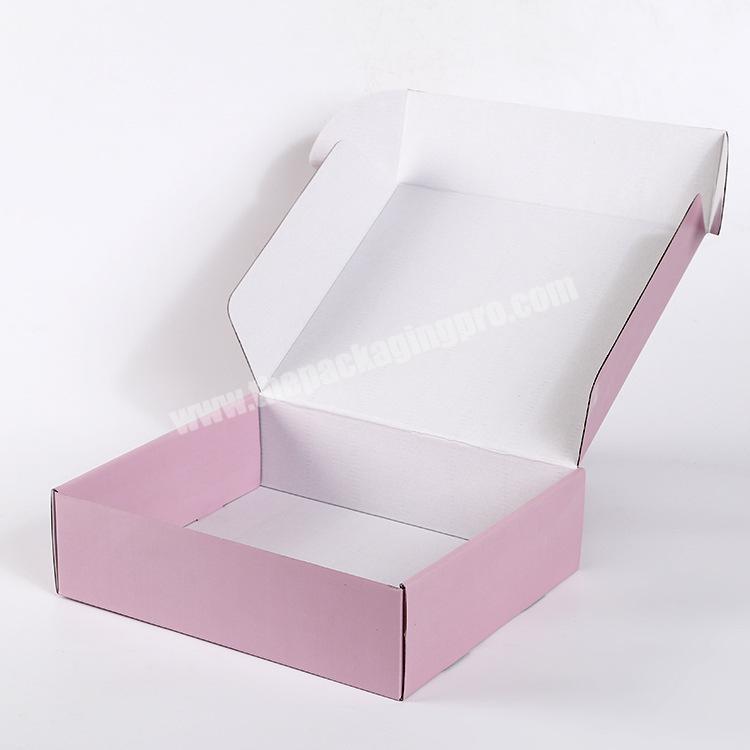 Customized logo logistics color printing corrugated packaging clothing aircraft folded box