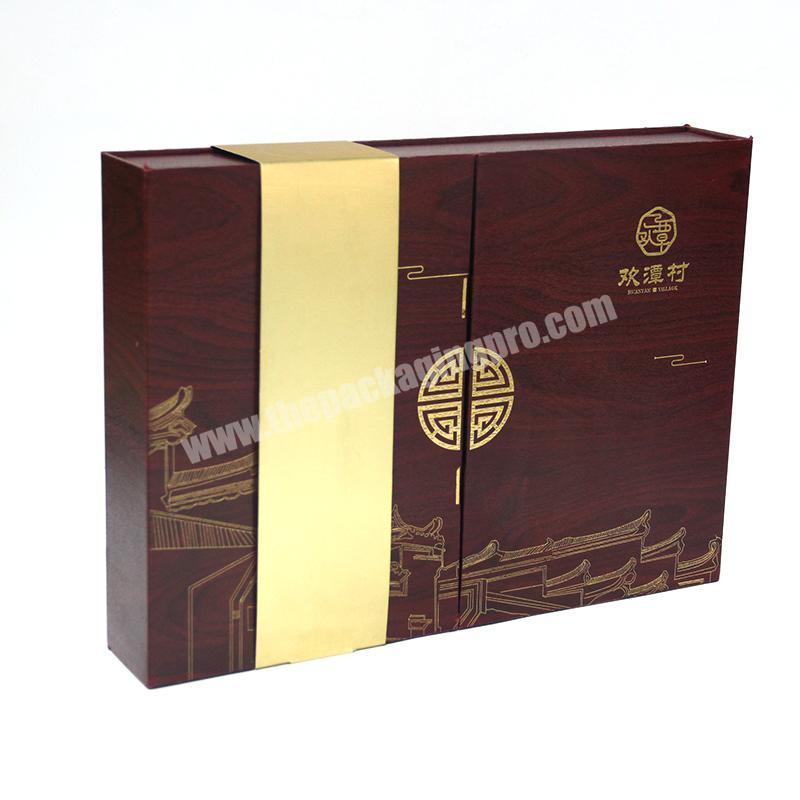 Double open box for gift with old style