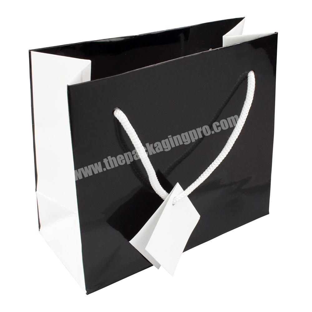 Gift shopping luxury print custom paper bag with logo