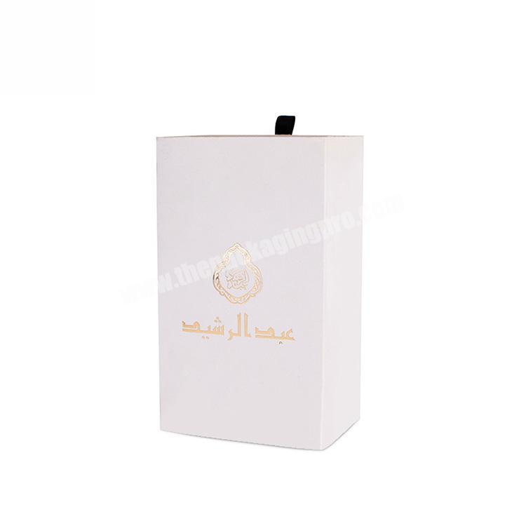 High Quality Gold stamping paper jewelry box with custom logo ,paper white boxes for gift
