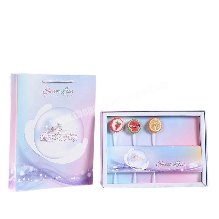 High-end Printing Boutique Customized Design with Logo Paper Packing Gift Box For Candy