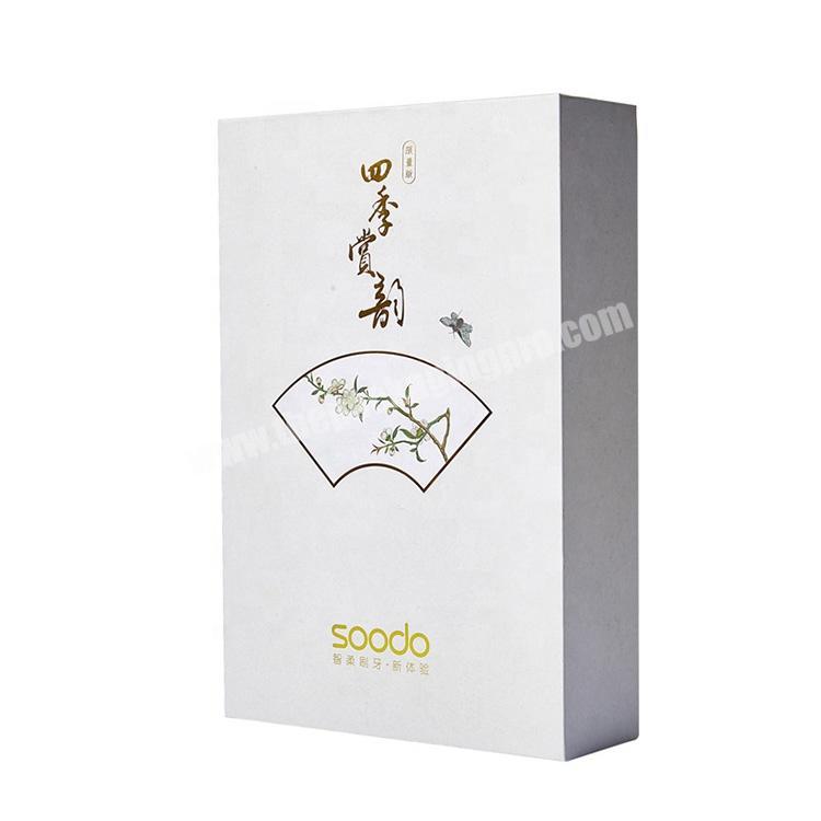 High quality custom design white card matte paper box,designs paper box for gift