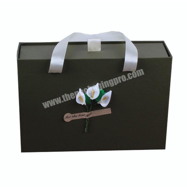 High quality empty paper gift boxes wholesale,paper drawer gift boxes with flowers