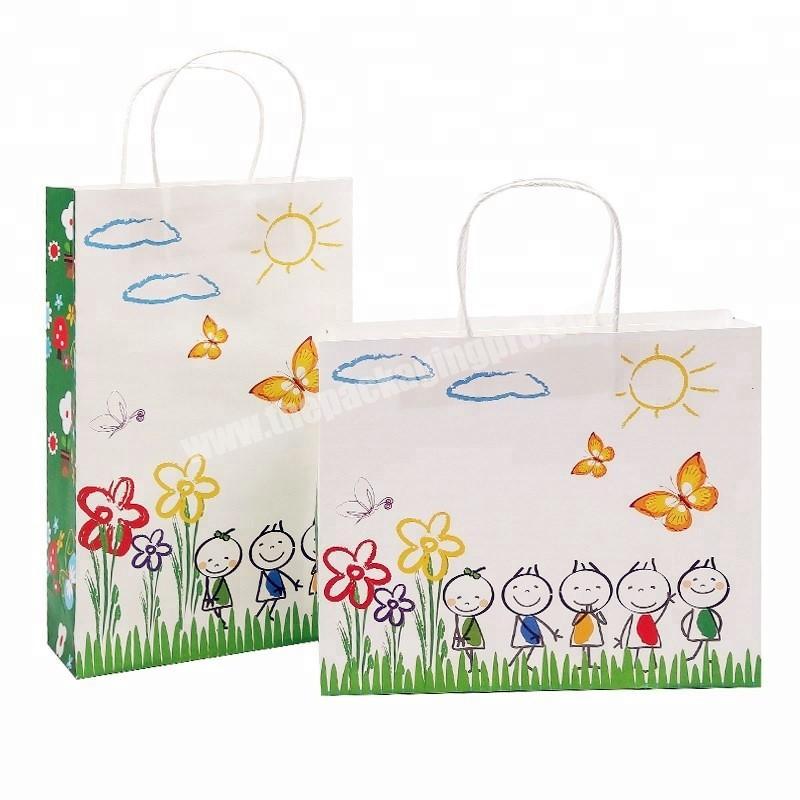 High quality new style gift box packaging paper bags with custom