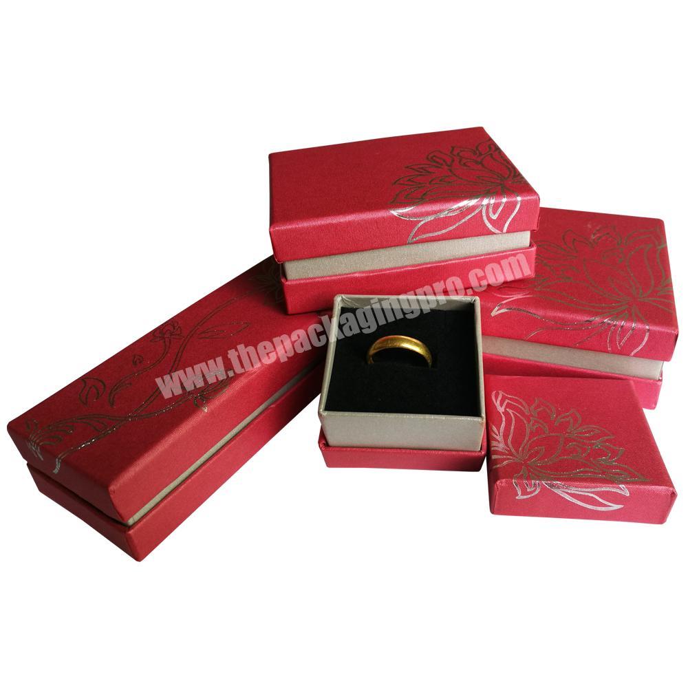 Luxury Custom High Quality jewelry gift box pink from China factory