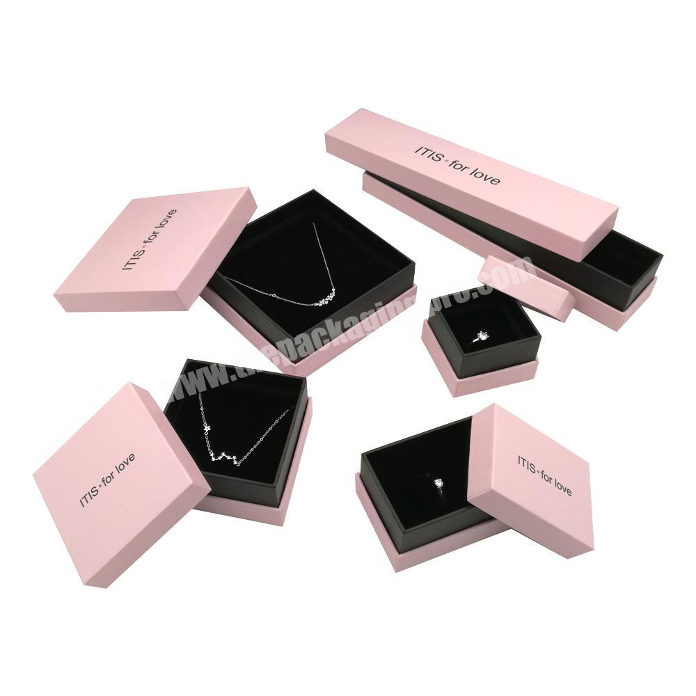 Luxury gift paper custom jewelry box with logo