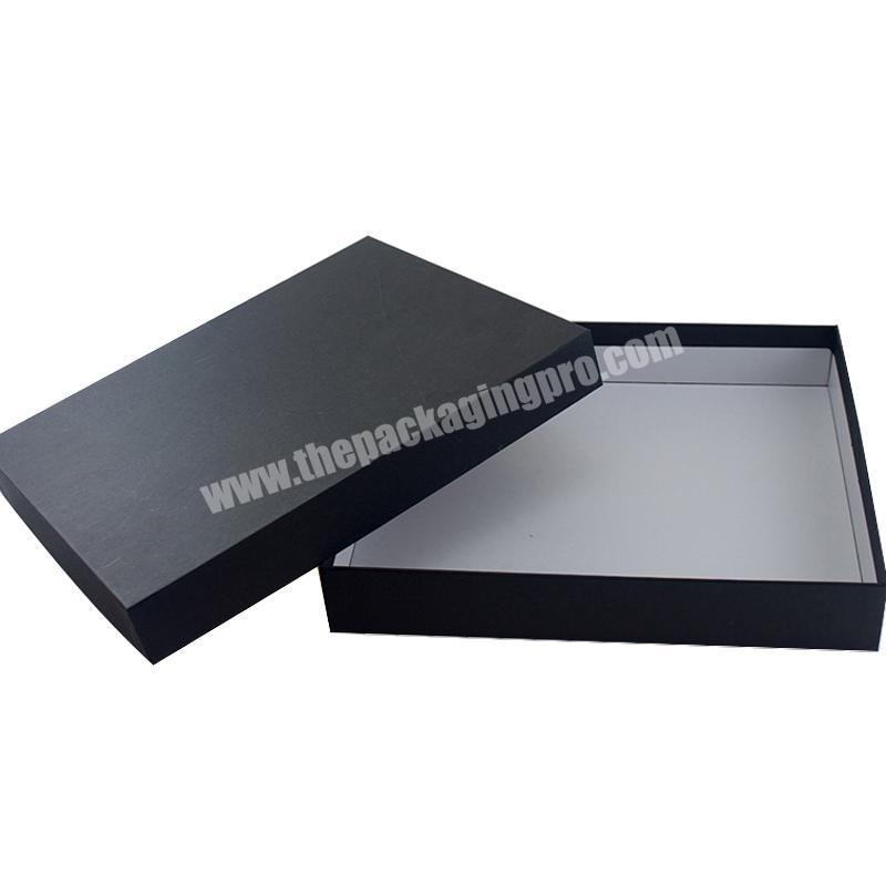 Manufacturer High Quality Custom Black Paper Gift Box