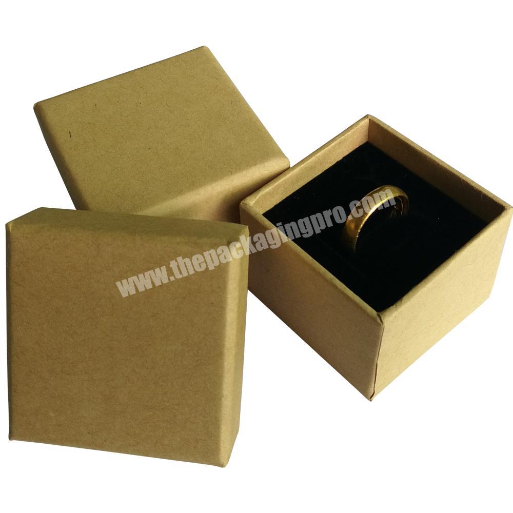 Most Expensive Jewelry Hard Paper Ring Box With Foam Tray