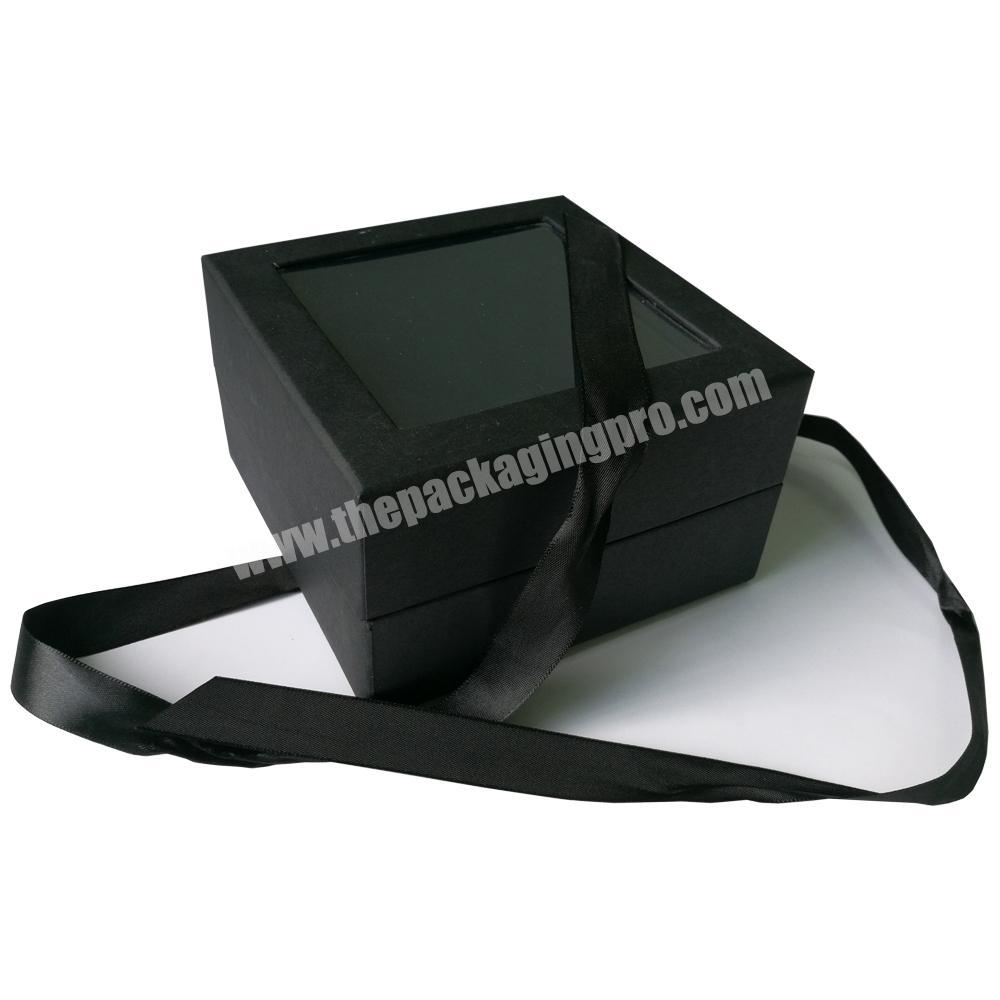 OEM custom design and printing black kraft cardboard hair straightener packaging and hair straightener box