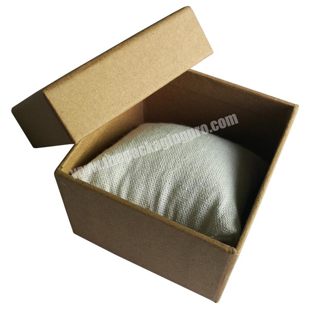 OEM custom kraft cardboard cheap single watch box factory from China