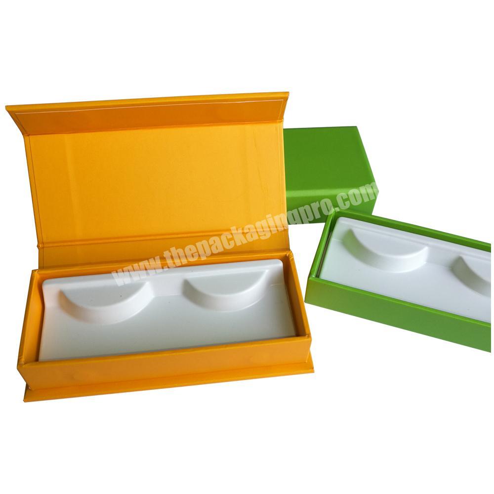 Private label logo false eyelash packaging box custom
