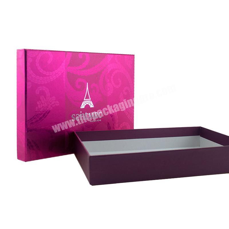 Silver Foil Stamp 3d Shinning Paper Cardboard Packaging Box