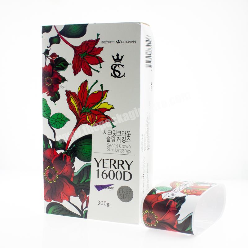 Simply Type Folding Custom Packaging Box For Silk Stockings