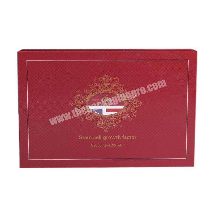 Wholesale High Quality With brown paper box  as square for paper suitcase gift box