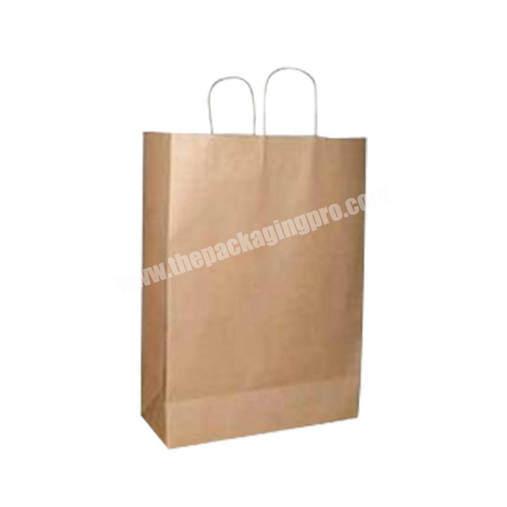 Wholesale craft shopping logo custom print paper bag