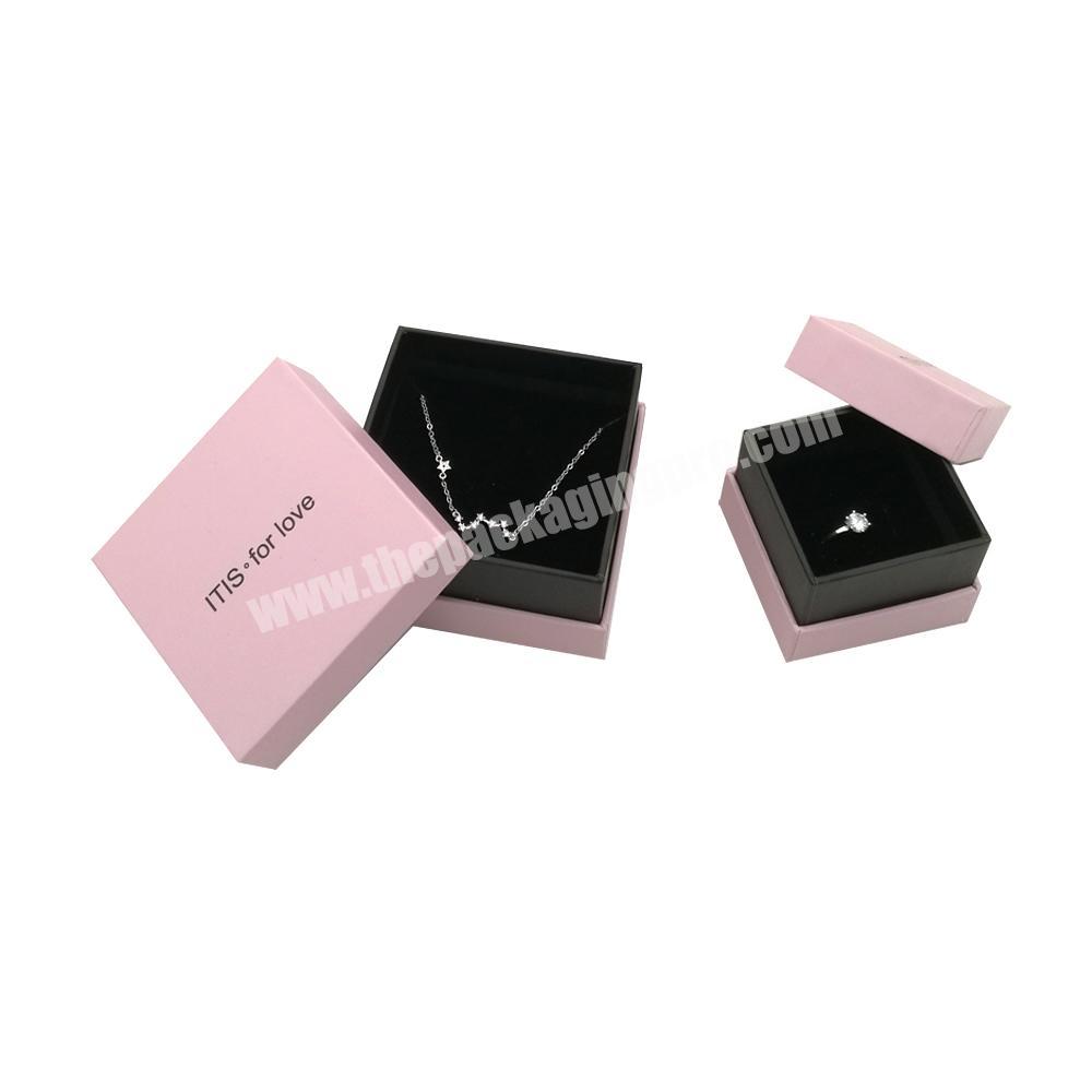 Wholesale custom logo gift paper jewellery packaging box