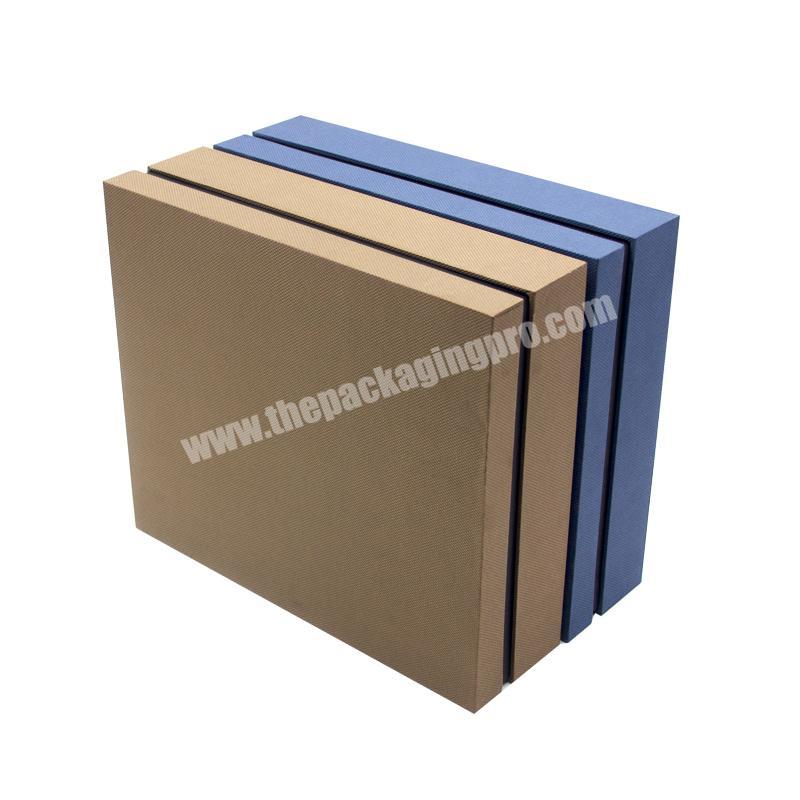 Wholesale custom logo printed paper packaging box  for clothes/gift pack