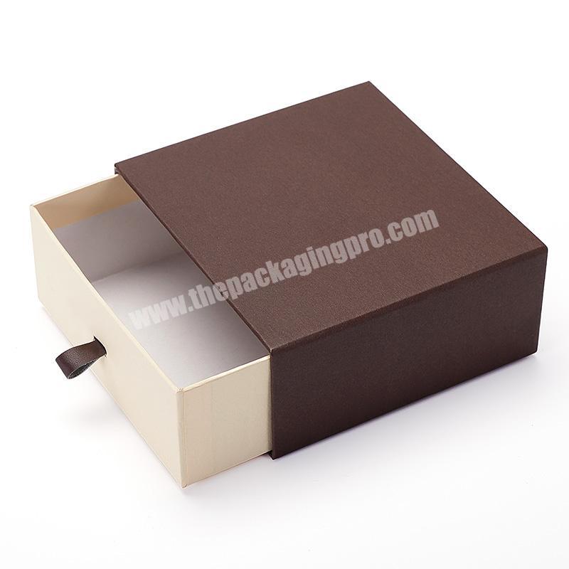 Wholesale eco luxury fancy custom small jewelry drawer  packing box paper  customized