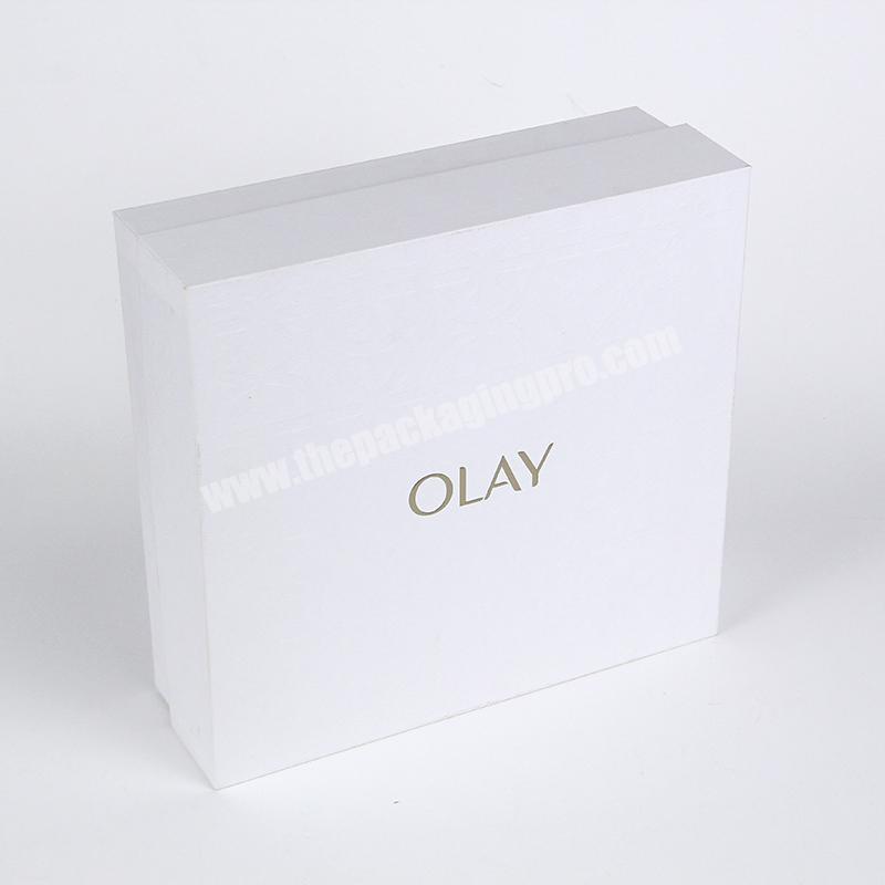 luxurious box with embossing and debossing for Face Cream and lipstick