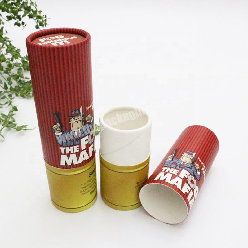 0.3oz biodegradable cardboard push up deodorant containers kraft lip balm paper tube