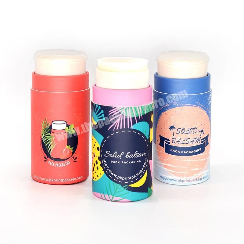 0.3oz cardboard push up deodorant stick containers