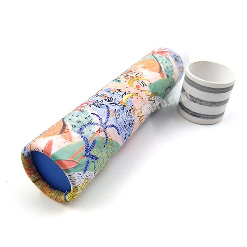 0.3oz deodorant container biodegradable paperboard push up tube box packaging with wax paper
