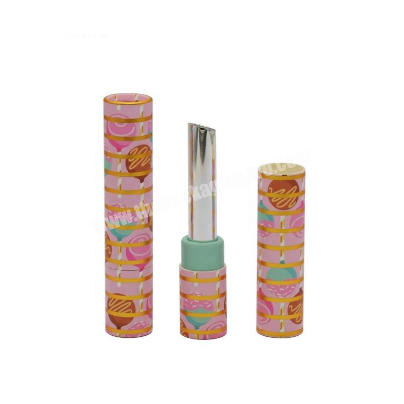 0.3oz eco friendly paper lip balm tubes