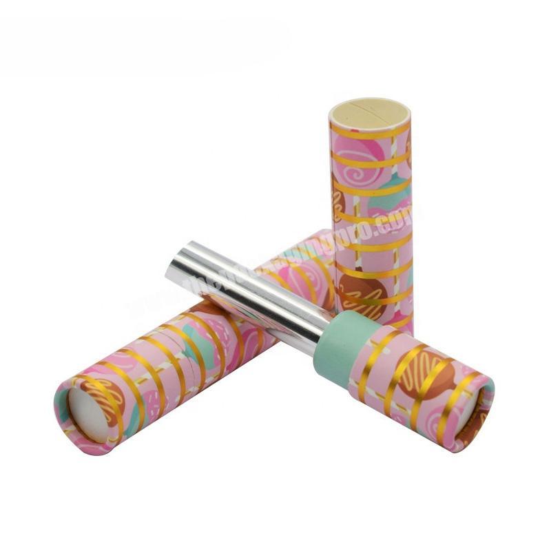0.3oz lip balm paper tube packaging stock
