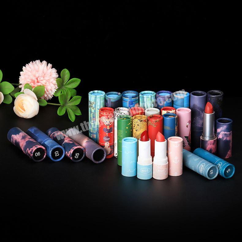 100% Biodegradable Twist Up Lipstick Paper Tube