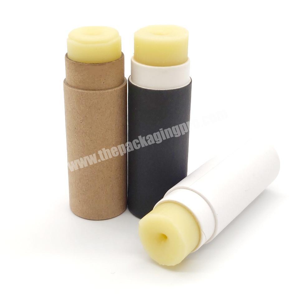 100% Natural 0.5oz/14g Paper Tube Packaging for Incense Stick Cylinder Push up Lipstick Lip Balm Cardboard Paper Container