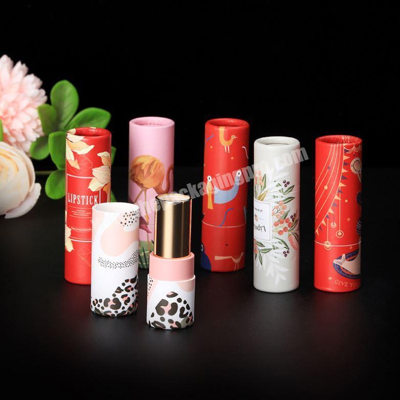 100% Recycled Colorful Printing Twist Up Lipstick