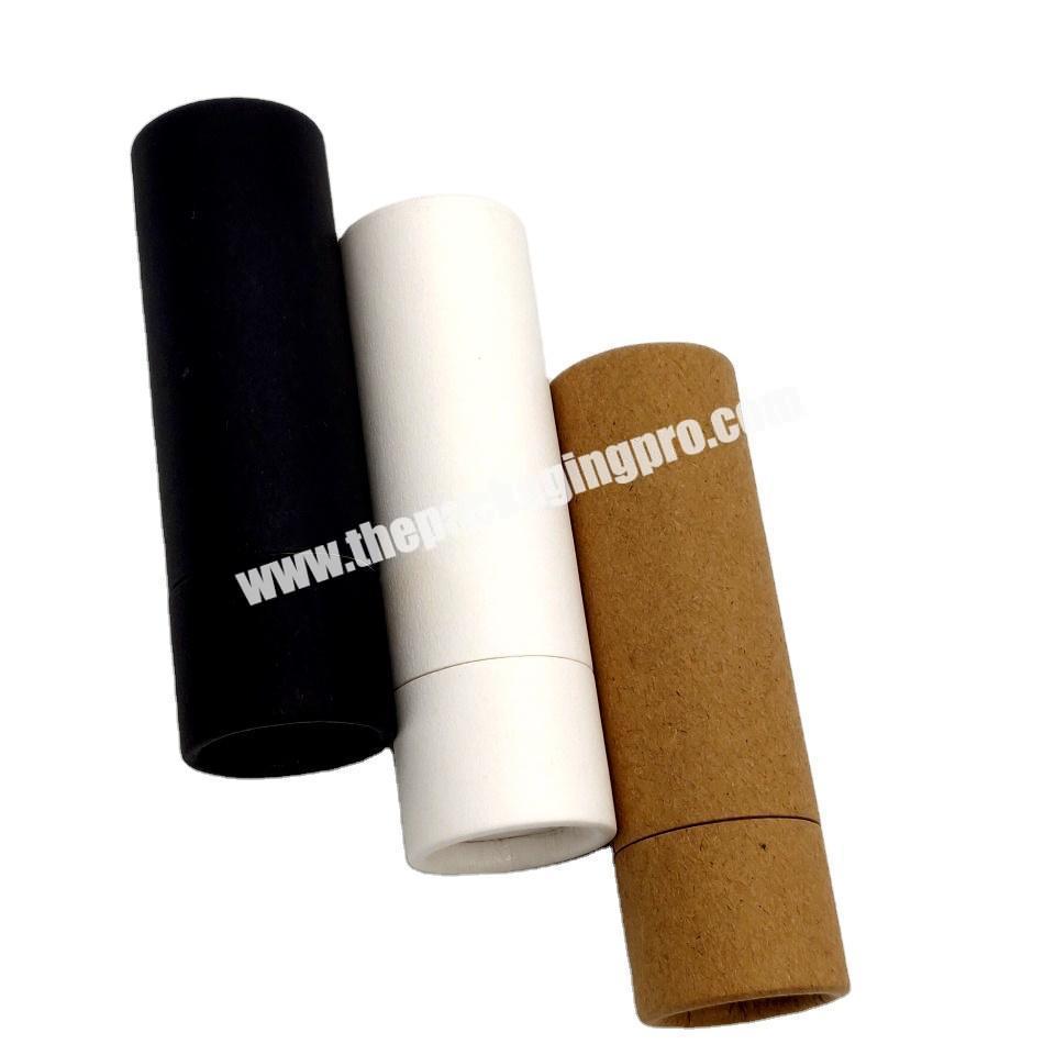 Custom Paper Squeeze Up Tube Empty Deodorant Push Up Containers 2 oz Wholesale Biodegradable Cardboard Container