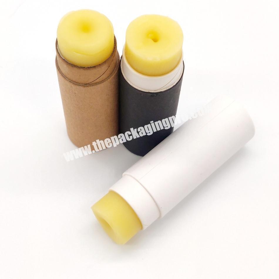 Kraft 60ml Deodorant Stick Container Eco Friendly Cardboard Cylinder Packaging For Push Up Deodorant Tubes Packaging