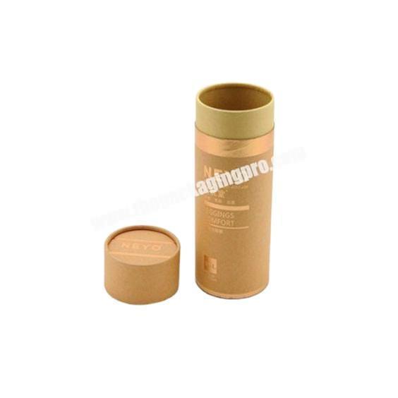 2 oz Wholesale Biodegradable Kraft Round Paper Box Cardboard Container Deodorant Packaging Push Up Oval Kraft Paper Tube
